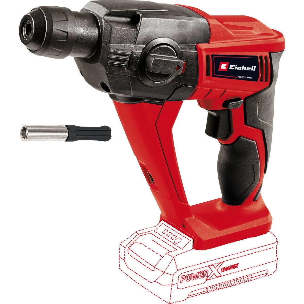 Einhell TE-HD 18 Li Κρουστικό Σκαπτικό Πιστολέτο Μπαταρίας 18V 1x4Ah με Υποδοχή SDS Plus 4326648 - Image 1