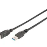 EFB USB 3.0 Cable USB-A male - Μαύρο 1m K5236.1