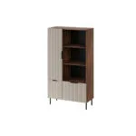 Μπουφές Almera Ξύλινος Cashmere 90x42x165cm