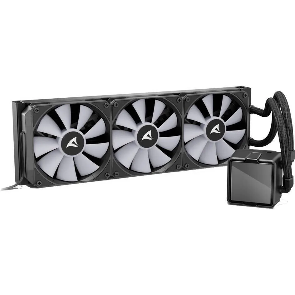 Sharkoon S100 Υδρόψυξη AIO CPU με 3 Ανεμιστήρες 120mm και ARGB Φωτισμό - Image 1