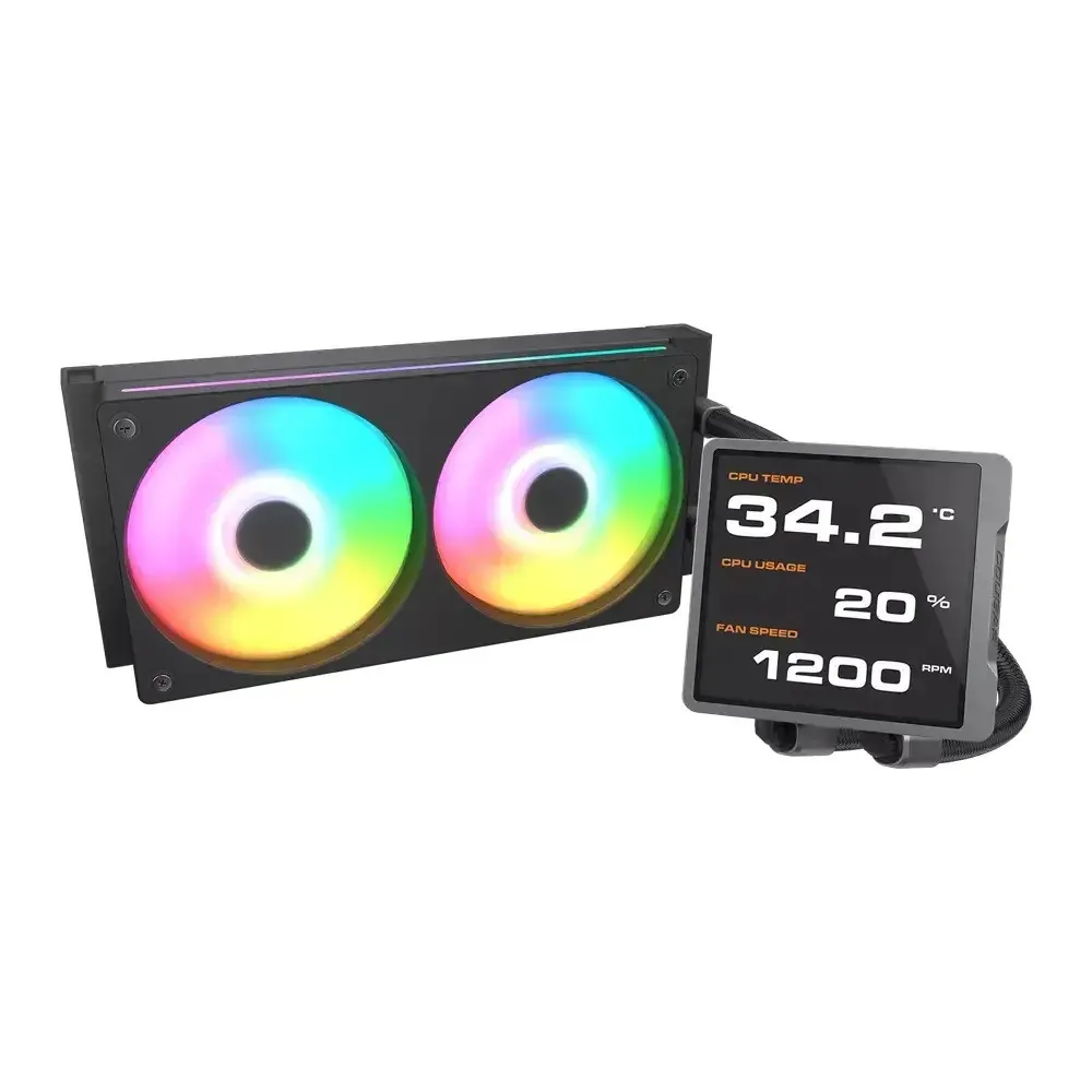 Cougar Poseidon Vistek PRO Υδρόψυξη AIO CPU με 2 Ανεμιστήρες 120mm και ARGB Φωτισμό - Image 1