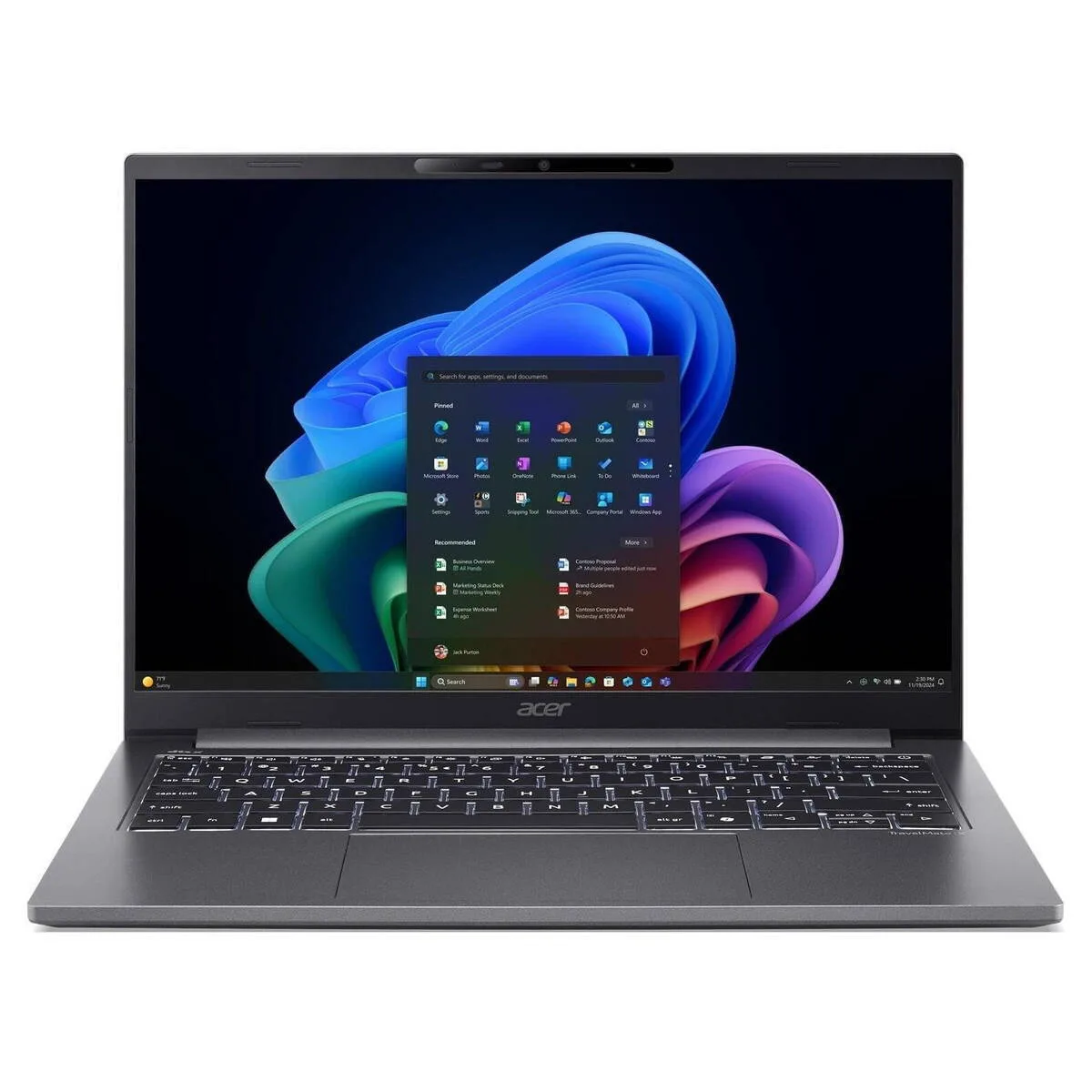 Acer TravelMate X4 14" FHD+ (Ultra 5-226V/32GB/512GB SSD/W11 Pro) (US Keyboard) - Image 1