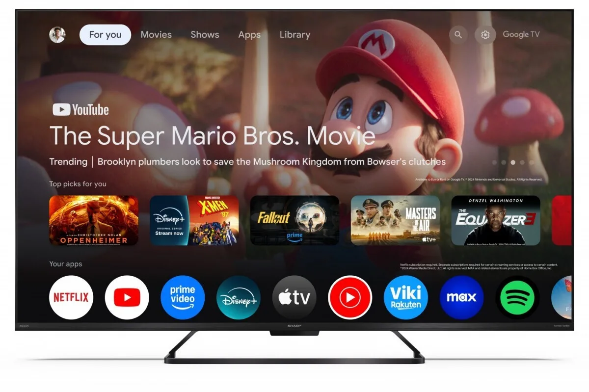 Sharp Smart Τηλεόραση 50" 4K UHD QLED 50HR8465E HDR (2023) - Image 1