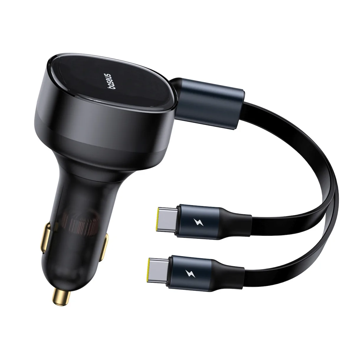 Baseus Enjoyment Φορτιστής Αυτοκινήτου 33W μαζί με Καλώδιο Type-C Μαύρο Χρώμα - Image 1