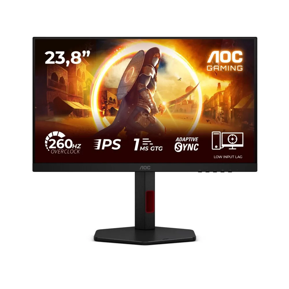 AOC 24G4ZR IPS HDR Gaming Monitor 23.8" FHD 1920x1080 260Hz με Χρόνο Απόκρισης 1ms GTG - Image 1