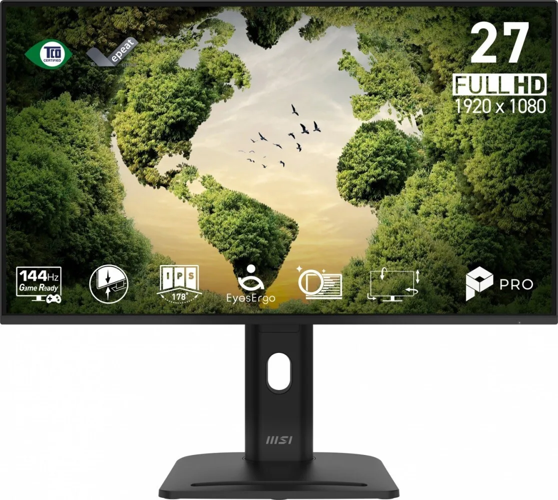 MSI PRO MP275PGN E14 IPS HDR Monitor 27" FHD 1920x1080 144Hz με Χρόνο Απόκρισης 4ms GTG - Image 1