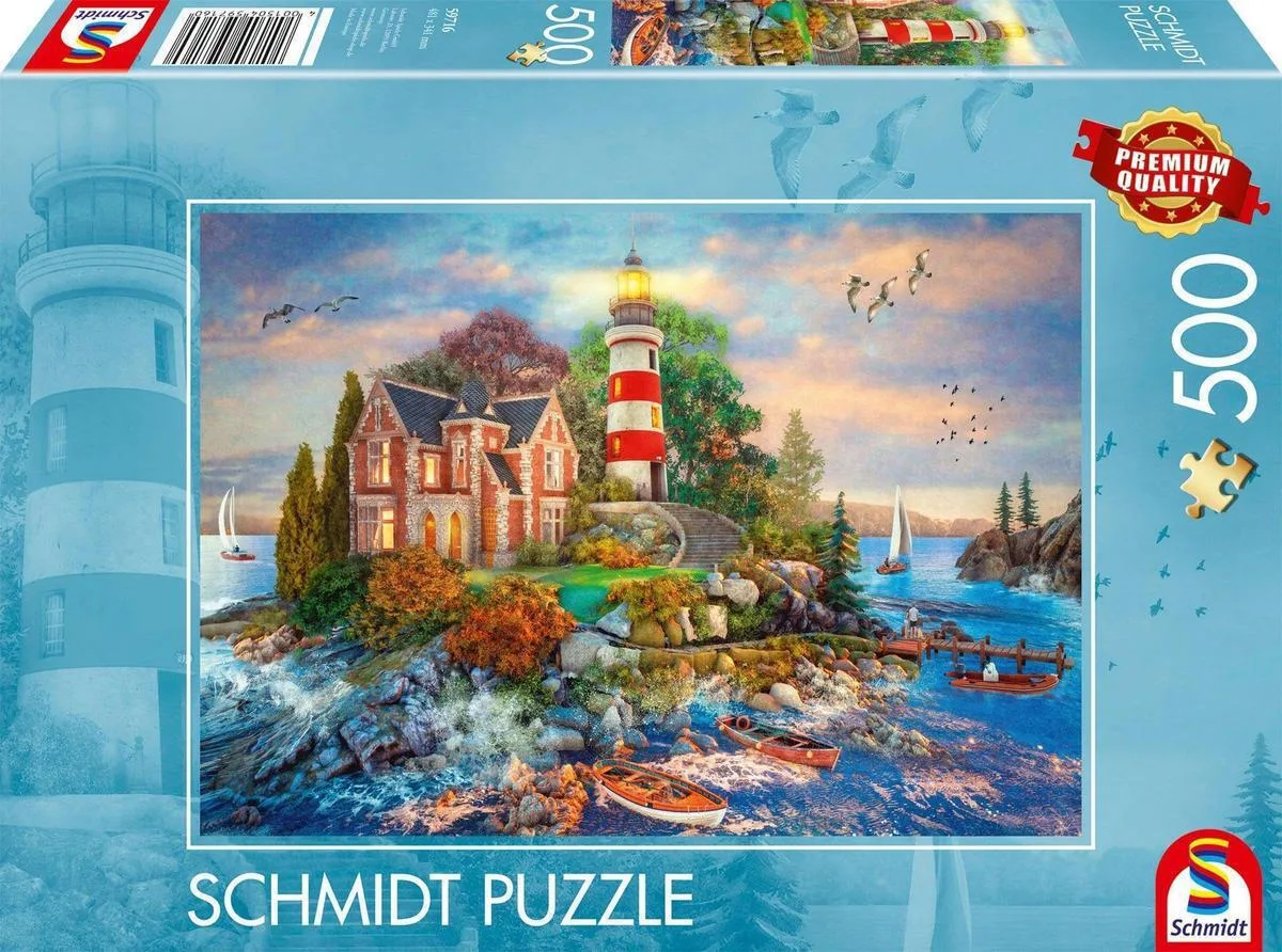 20260514170758_lighthouse_on_puzzle_2d_500pcs_59716.jpeg Lighthouse On Puzzle 2D 500pcs 59716 - Image 1