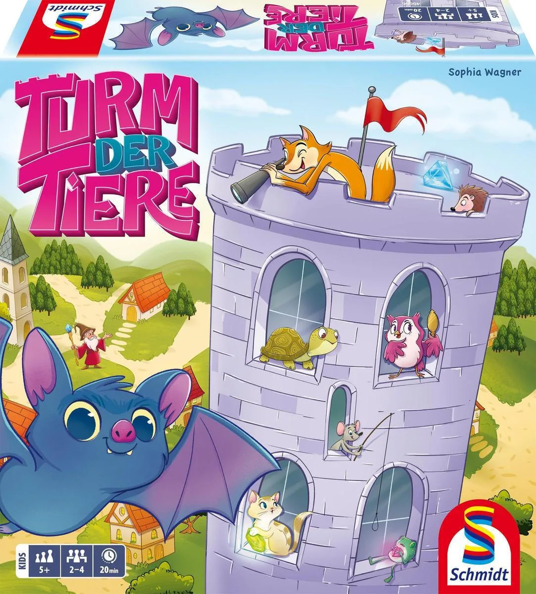 Επιτραπέζιο Παιχνίδι Tower of the Animals για 2-4 Παίκτες 5+ Ετών 40666 Schmidt Spiele - Image 1