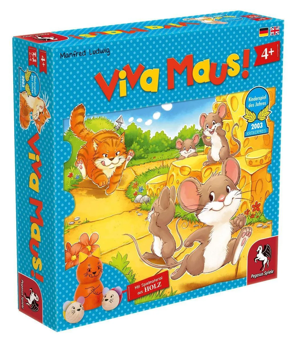 20260514170937_epitrapezio_paichnidi_viva_maus_gia_2_4_paiktes_4_eton_66004g_pegasus_spiele.jpeg Επιτραπέζιο Παιχνίδι Viva Maus! για 2-4 Παίκτες 4+ Ετών 66004G Pegasus Spiele - Image 1