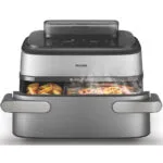 Philips Air Fryer 9.5lt Ασημί NA565/02