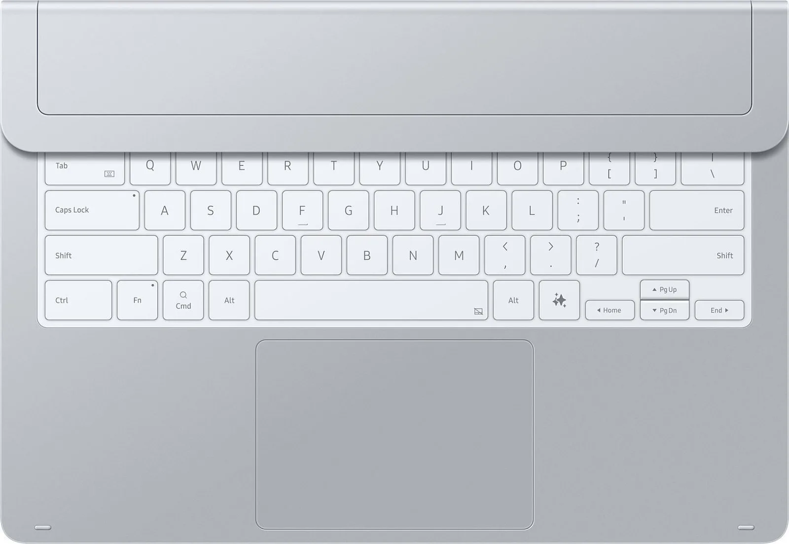 20260515114110_samsung_pro_keyboard_fr_galaxy_tab_s11_ultra_pogo_pin_silver_ef_dx935bsegde.jpeg Samsung Pro Keyboard Fr Galaxy Tab S11 Ultra Pogo-pin Silver Ef-dx935bsegde - Image 1