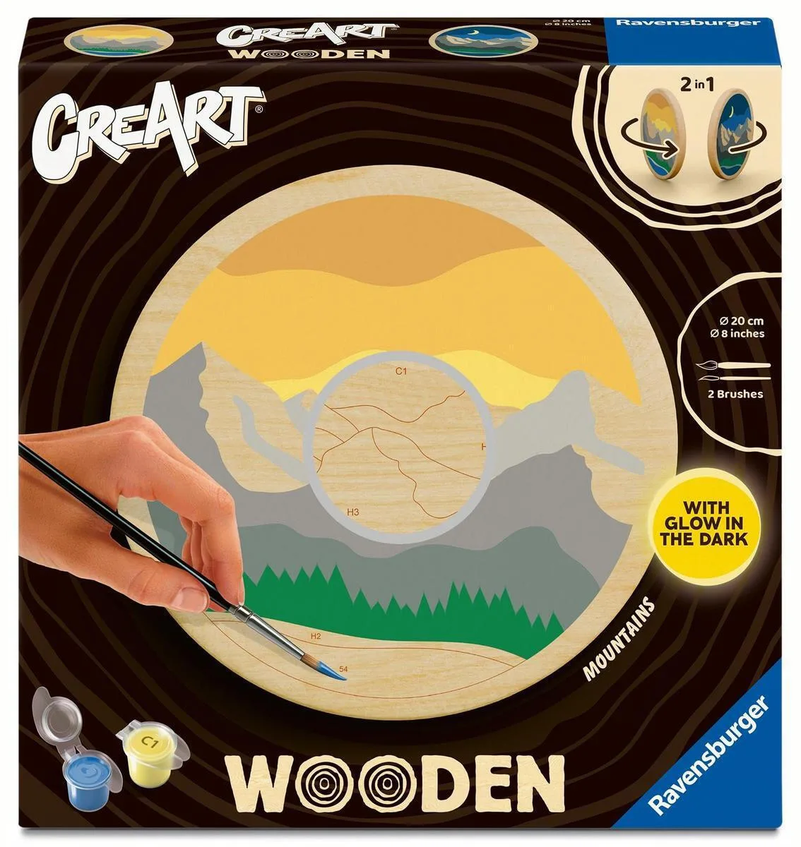 20260515133143_ravensburger_creart_set_zografikis_xylino_25923.jpeg Ravensburger Creart Σετ Ζωγραφικής Ξύλινο 25923 - Image 1