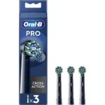 Oral-B Cross Action Ανταλλακτικές Κεφαλές για Ηλεκτρική Οδοντόβουρτσα 3τμχ