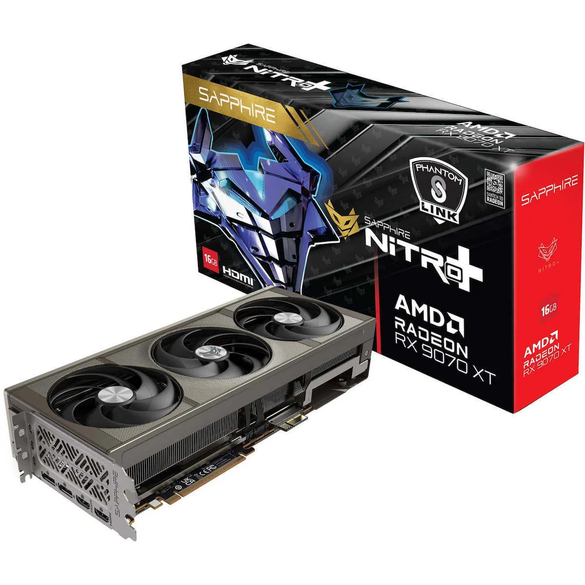 20260515142956_sapphire_radeon_rx_9070_xt_16gb_gddr6_nitro_phantom_link_oc_karta_grafikon.jpeg Sapphire Radeon RX 9070 XT 16GB GDDR6 Nitro+ Phantom Link OC Κάρτα Γραφικών - Image 1