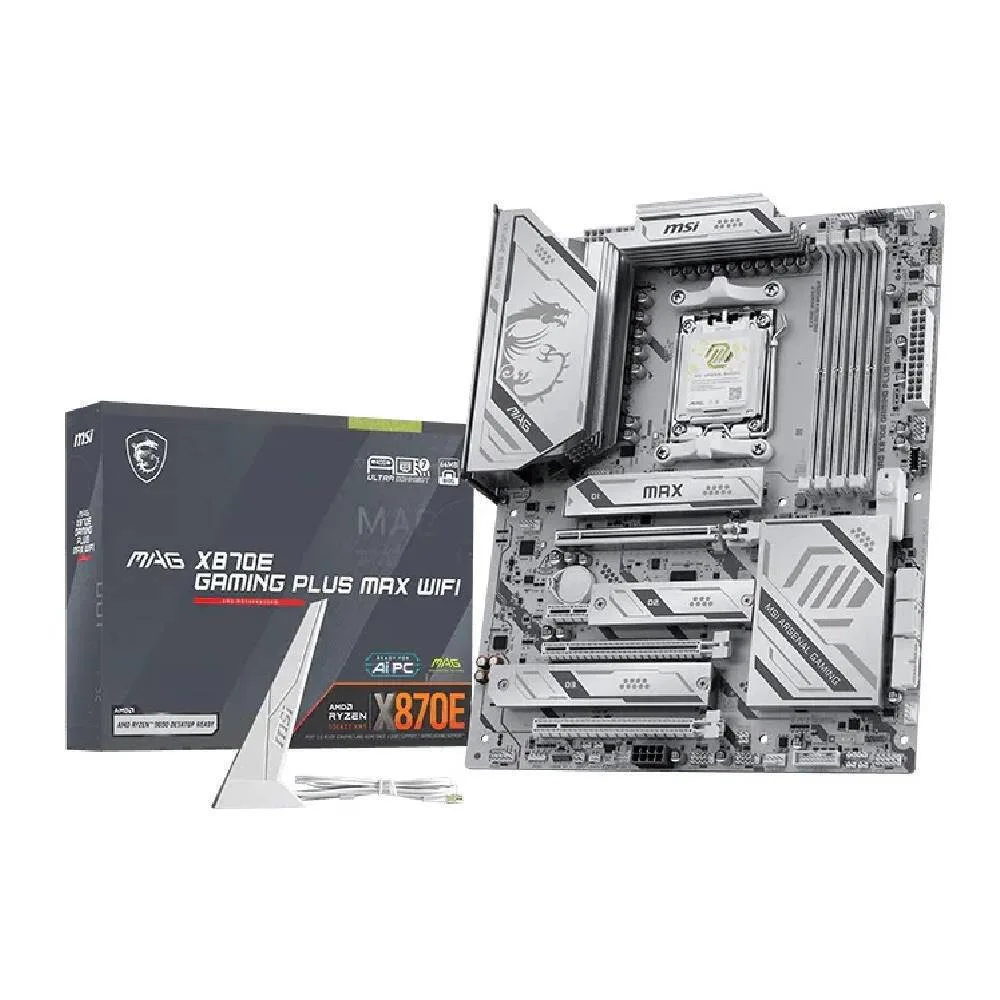 MSI MAG X870E GAMING PLUS MAX WIFI Motherboard ATX με AMD AM5 Socket 7E70-016R - Image 1