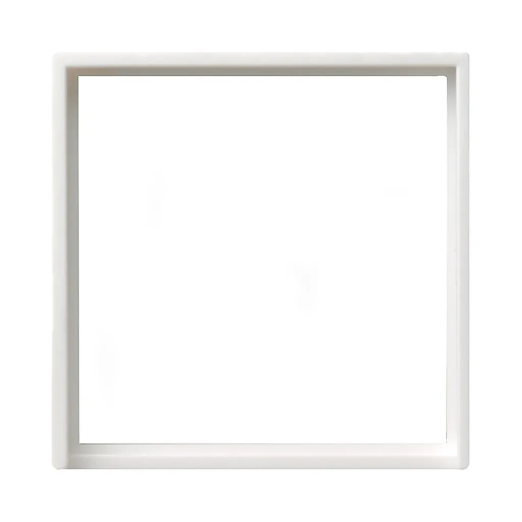 Πλαίσιο Διακόπτη Gira 028203 Adapter Frame 50x50 Square System 55 Pure White - Image 1