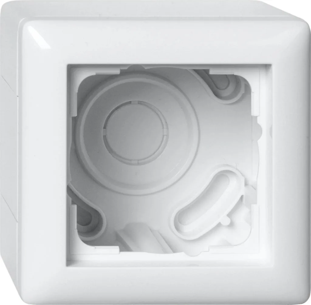 Πλαίσιο Διακόπτη Gira 106103 Ap-housing 1f + Frame Standard 55 Reinwhite - Image 1