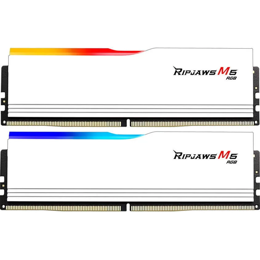 G.Skill Ripjaws M5 RGB DDR5 32GB RAM με 2x16GB Modules και Ταχύτητα 6800 για Desktop F5-6800J3445G16GX2-RM5RW - Image 1