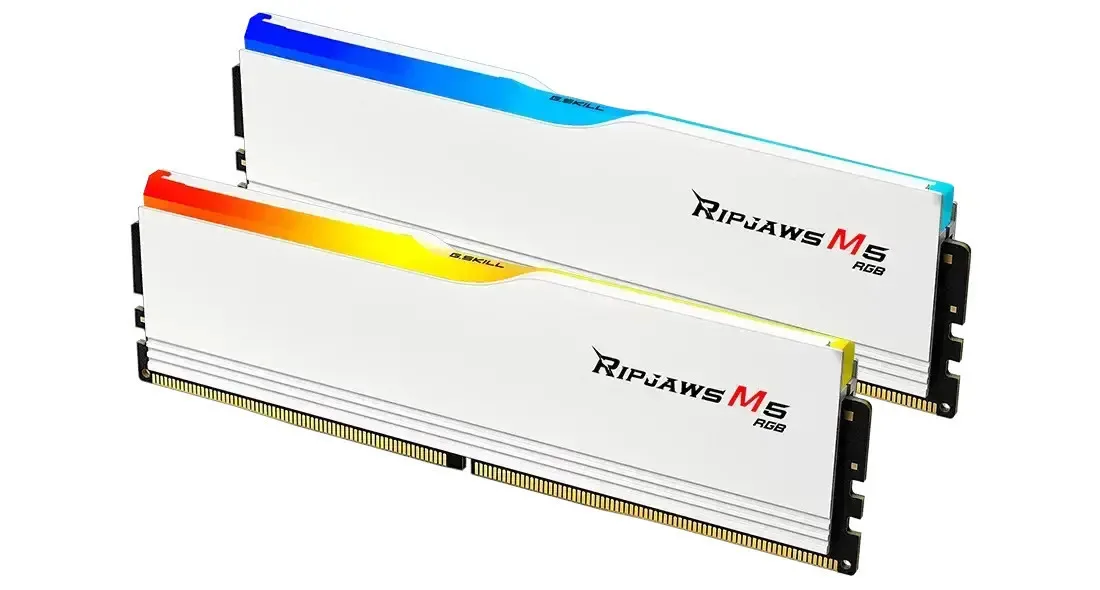 G.Skill Ripjaws M5 DDR5 64GB RAM με 2x32GB Modules και Ταχύτητα 6800 για Desktop F5-6800J3445G32GX2-RM5RW - Image 1