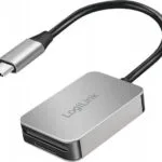 LogiLink Card Reader USB 3.0 Type-C για SD/microSD Γκρι CR0050