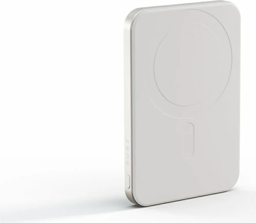 20260519143704_zens_pro_1_magsafe_power_bank_5000mah_15w_me_thyra_usb_c_leyko.jpeg Zens Pro 1 MagSafe Power Bank 5000mAh 15W με Θύρα USB-C Λευκό - Image 1