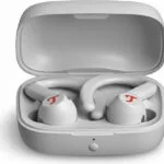 Teufel Airy Sports TWS 2 In-ear Bluetooth Handsfree Ακουστικά με Αντοχή στον Ιδρώτα και Θήκη Φόρτισης Moon Gray