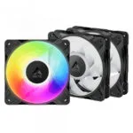 Arctic P12 Pro Case Fan 120mm (2000rpm / 77cfm) με ARGB Φωτισμό 3τμχ