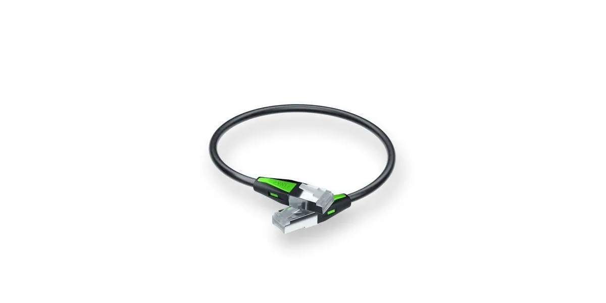 Zyxel S/FTP Cat.6a (Gigabit) Καλώδιο Δικτύου Ethernet 0.18m Μαύρο ACCESSORY-ZZ0109F - Image 1