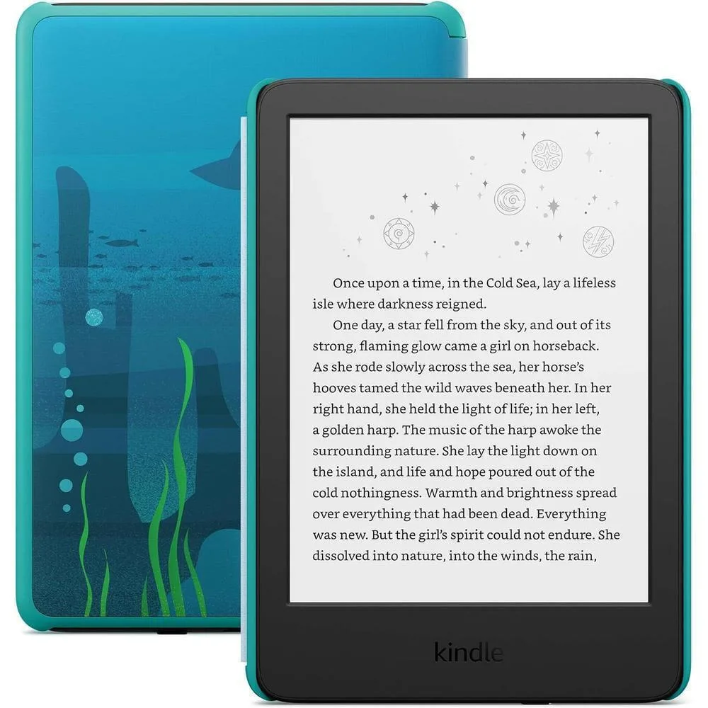 20260520112715_amazon_kindle_kids_2024_6_16gb_ocean_explorer.jpeg Amazon Kindle Kids (2024) 6" (16GB) Ocean Explorer - Image 1