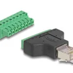 Delock Προσαρμογέας Rj45 Φίς > Κλέμα 8-pin 2-τεμ 3,81 Mm Mpn 66471