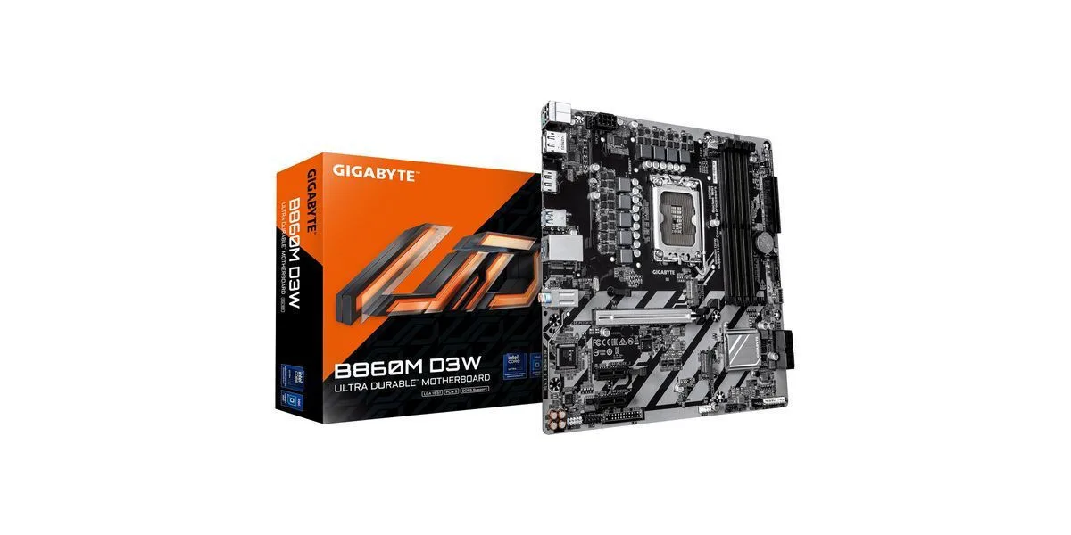 20260520150436_gigabyte_b860_motherboard_micro_atx_me_intel_1851_socket_b860m_d3w.jpeg Gigabyte B860 Motherboard Micro ATX με Intel 1851 Socket - Image 1