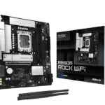 ASRock B860M Rock WiFi Motherboard Micro ATX με Intel Socket 90-MXBU60-A0UAYZ
