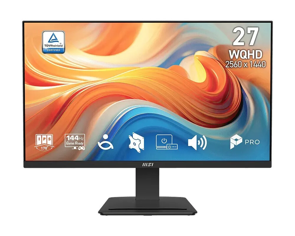 MSI PRO MP273Q E14 IPS HDR Monitor 27" QHD 2560x1440 144Hz με Χρόνο Απόκρισης 4ms GTG - Image 1