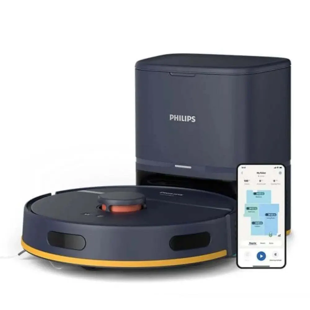 20260520172704_philips_2000_series_skoupa_rompot_me_chartografisi_laser_aporrofisi_6000pa_midnight_blue.jpeg Philips 2000 Series Σκούπα Ρομπότ με Χαρτογράφηση Laser & Απορρόφηση 6000Pa Midnight Blue - Image 1