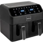 Stella Staf Air Fryer με Διπλό Αποσπώμενο Κάδο 8lt Μαύρο