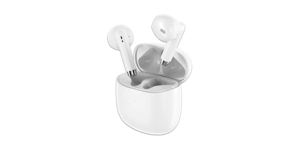 Audeeo Orbiter II Earbud Bluetooth Handsfree Ακουστικά με Θήκη Φόρτισης Λευκά - Image 1