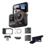 Insta360 Ace Pro 2 Action Camera 8K Υποβρύχια Xplorer Bundle Dual Battery με Οθόνη Αφής 2.4" και Wi-Fi Μαύρη