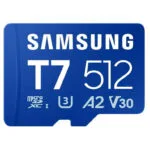 Samsung T7 512GB U3 V30 A2 UHS-I 170MB/s με αντάπτορα