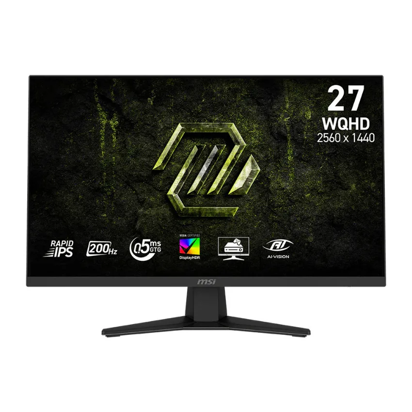 MSI MAG 274QF IPS HDR Gaming Monitor 27" QHD 2560x1440 200Hz με Χρόνο Απόκρισης 0.5ms GTG - Image 1