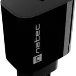 Natec Φορτιστής Χωρίς Καλώδιο με Θύρα USB-C 20W Power Delivery / Quick Charge 3.0 Μαύρος (NUC-2395)