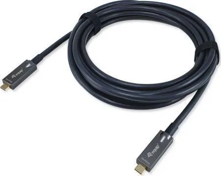 Equip USB 3.1 Cable USB-C male - USB-C 60W PD Μαύρο 10m 119468 - Image 1