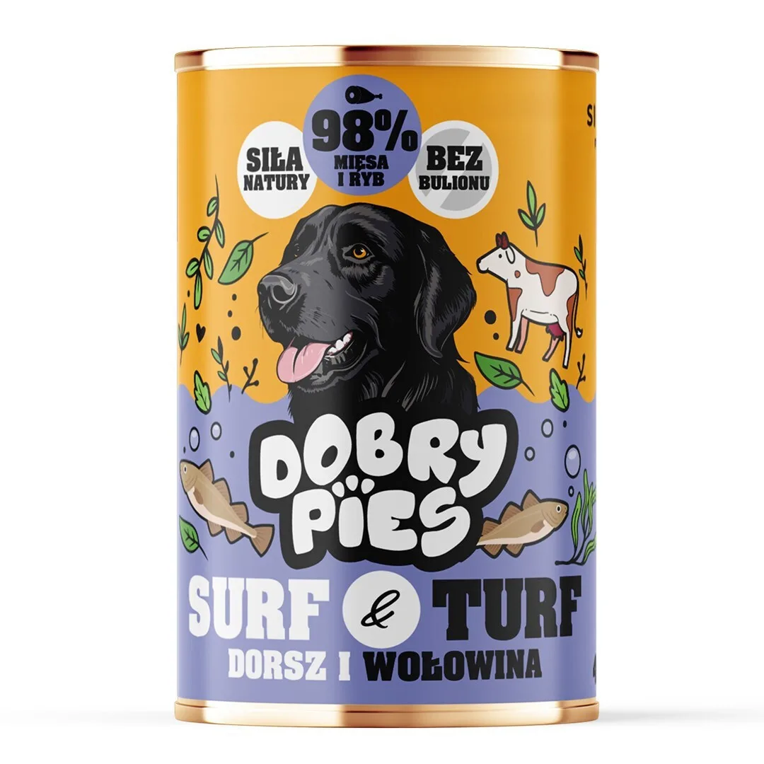 Dog Food Υγρή Τροφή Σκύλων με Βοδινό χωρίς Σιτηρά 400gr - Image 1