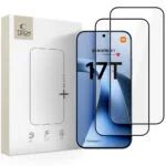Tempered Glass Tech-protect Glass Fit+ 2-pack Xiaomi 17t Black