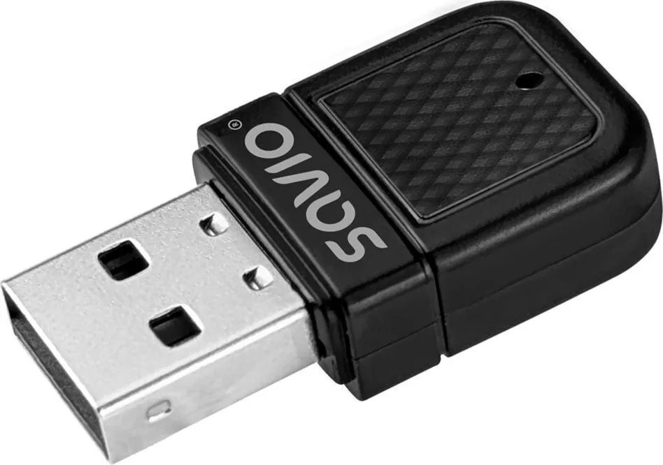 Savio Αντάπτορας Δικτύου USB με Ασύρματη Σύνδεση Wi-Fi 600Mbps - Image 1