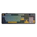 Aula F108 Pro Ασύρματο Gaming Μηχανικό Πληκτρολόγιο με LEOBOG Reaper διακόπτες και RGB φωτισμό (Αγγλικό US) Γκρι