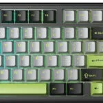 Aula F99 Pro Ασύρματο Gaming Μηχανικό Πληκτρολόγιο με GrayWood V3 διακόπτες και RGB φωτισμό (Αγγλικό US)