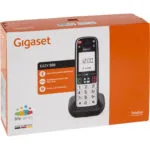 Gigaset Gigaset Easy 500 Black Dect Landline Phone Senior Phone 5.8 Cm 2.2 Inch Tft Color Display Sos Button Optical Call Signaling Phonebook