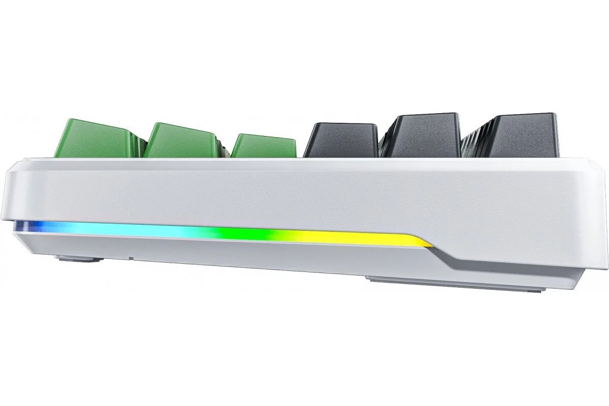 Aula F87 Ασύρματο Gaming Μηχανικό Πληκτρολόγιο Tenkeyless με GrayWood V3 διακόπτες και RGB φωτισμό (Αγγλικό US) Γκρι - Image 1