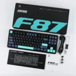 Aula F87 Pro Ασύρματο Gaming Μηχανικό Πληκτρολόγιο Tenkeyless με GrayWood V4 διακόπτες και RGB φωτισμό (Αγγλικό US)