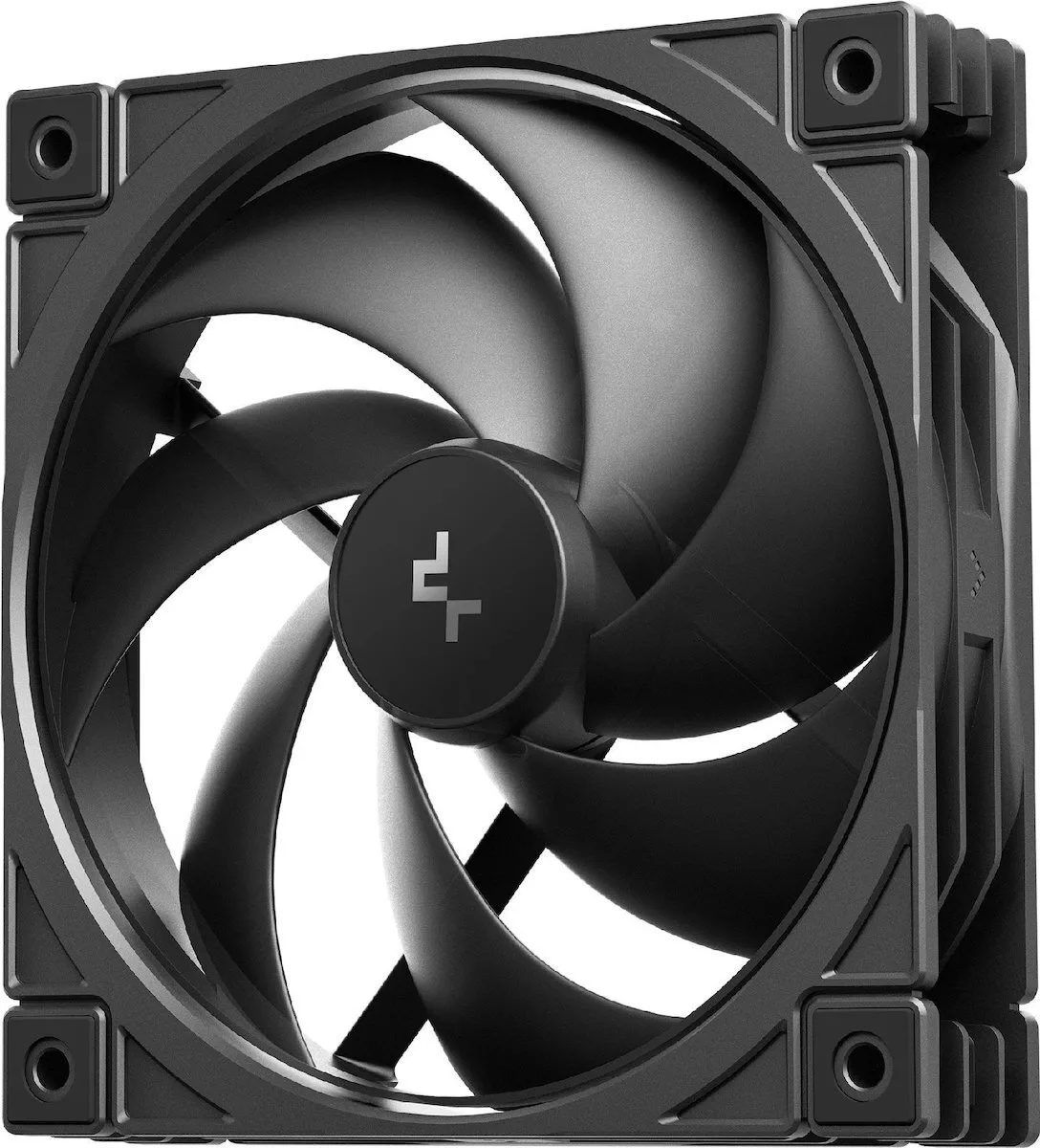 20260526144143_deepcool_fd12_v2_case_fan_120mm_500rpm_79_89cfm_choris_led_fotismo.jpeg Deepcool FD12 V2 Case Fan 120mm (500rpm / 79.89cfm) Χωρίς Led Φωτισμό - Image 1